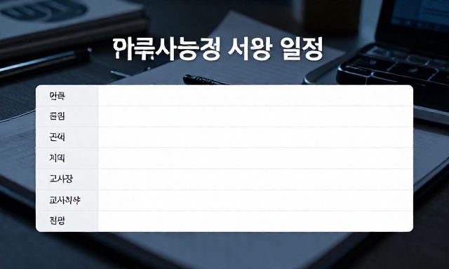 한국사능력시험일정 관련 이미지 - 한국사능력시험일정 안내 및 거주지 근처 고사장 선택 가이드